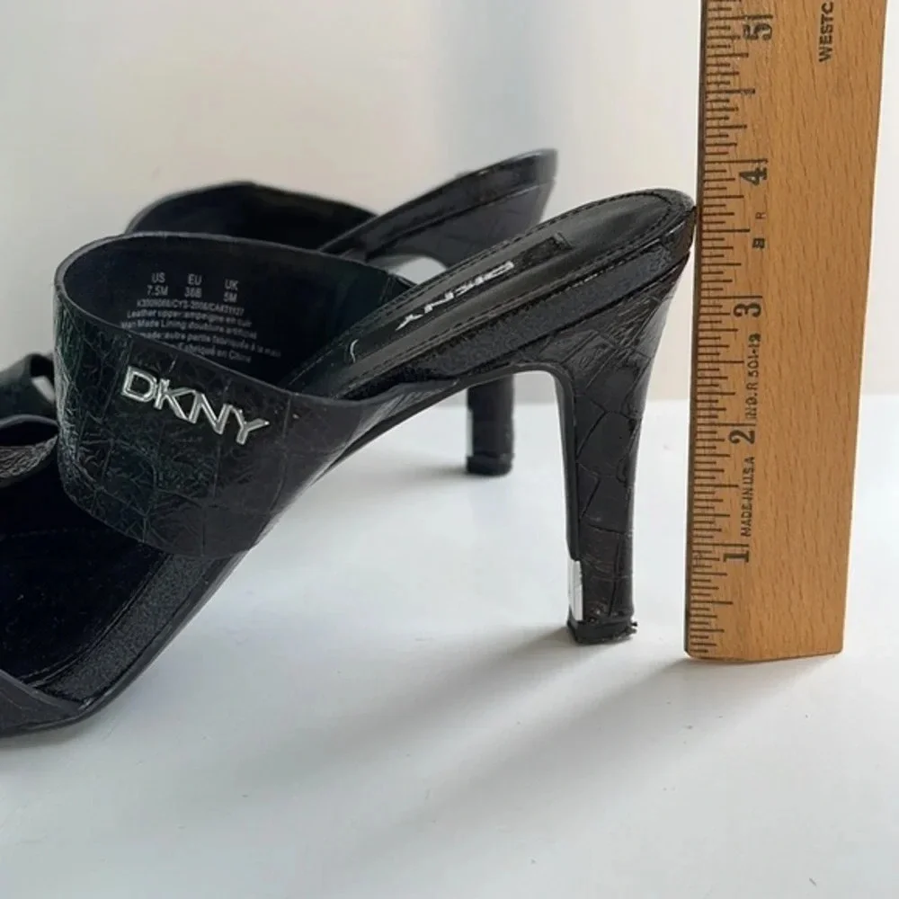 DKNY Black Baz Dress Sandals